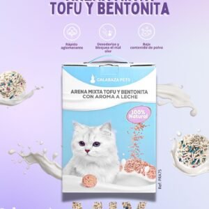 Arena Mixta Tofu Y Bentonita Con Aroma A Leche