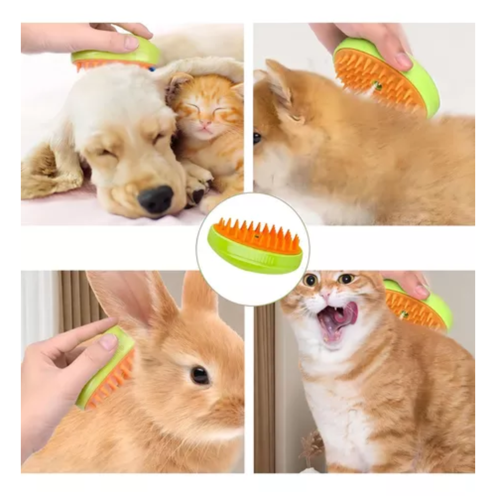 Cepillo De Vapor Para Gatos 3 En 1, Auto - Imagen 3